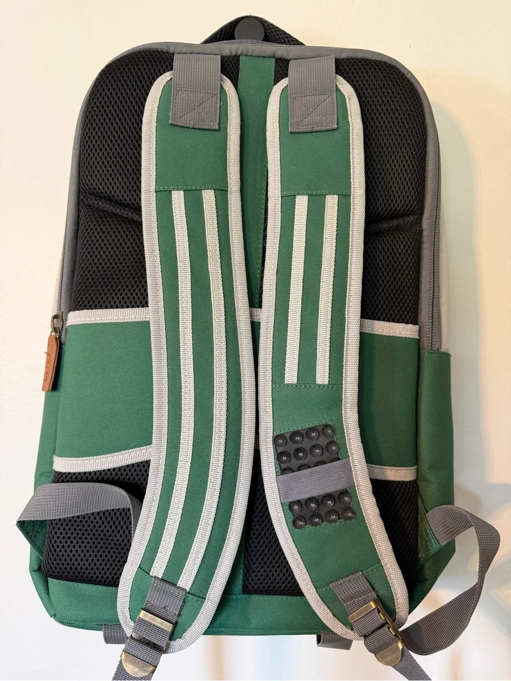 General Supply Goods + Co Commuter Daypack Backpack with USB Port – Green & Gray